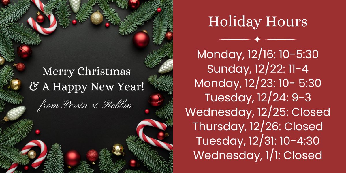 Our Holiday Shopping Hours